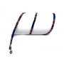 Cordon à lunettes plat en coton imprimé style Berbère (cor-009P)