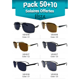 PACK 50 + 10 SOLAIRES OFFERTES "2ND PAIRE" VISTA