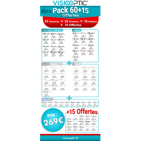 PACK MONTURE VISTA 60 + 15 OFFERTES