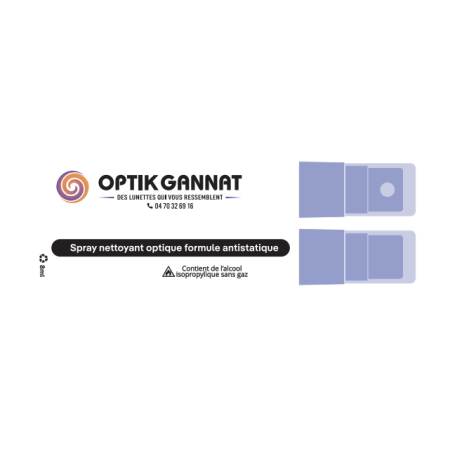 60 X NET-005 (8ml) Personnalisation OPTIK GANNAT