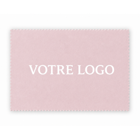 Microfibres Personnalisables 10 x 15 cm Logo Blanc Prêt en 3 mois