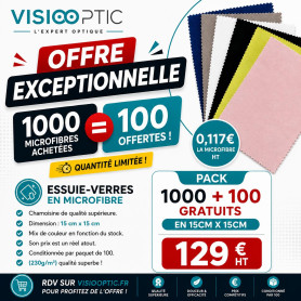 PACK MICRO FIBRE 15X15 1000+100
