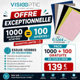 PACK MICRO FIBRE 17X15 1000+100