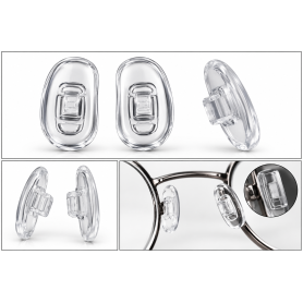 Plaquettes de nez en silicone à vis (CY002)