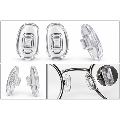 Plaquettes de nez en silicone à vis (CY002)
