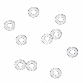 Rondelles en plastique  1.3*2.8  (ron-001)