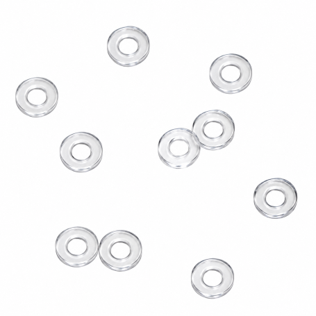 Rondelles en plastique  1.3*2.8  (ron-001)