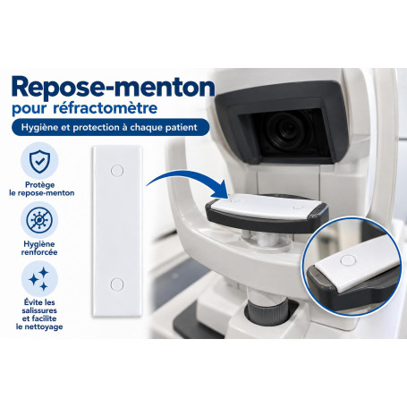 Papier de mentonnière jetable pour auto-réfractomètre et instruments d’examen (oa009)