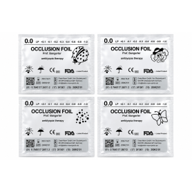 Lot de 4 feuilles docclusion Ryser Opaque 0.0