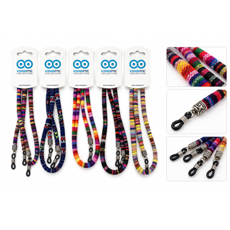 Cordon à lunettes style Azteque (cor-006P)