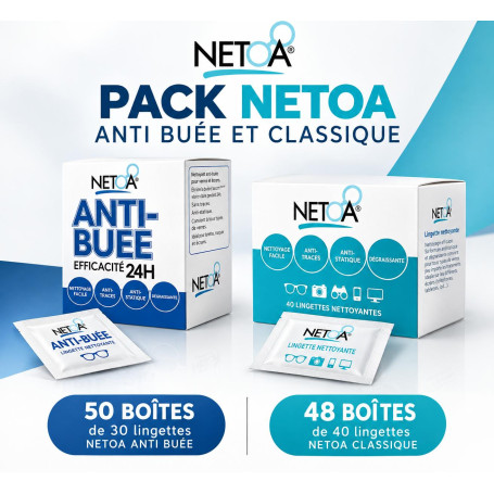 Pack Netoa anti buée et Netoa classique (p-net2)