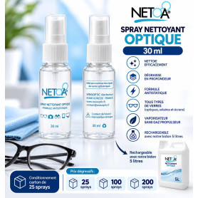25 X Spray nettoyant Netoa 30 mL (net-010)