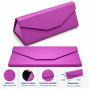 Etui à lunette pliable rigide (etr-004)