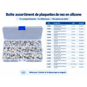 Coffret de plaquettes de nez en PVC (SB005A)