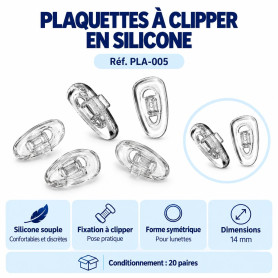 Plaquettes à clipper (pla-005)