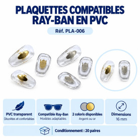 Plaquettes compatible ray-ban (pla-006)