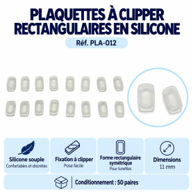 Plaquettes à clipper (pla-012)