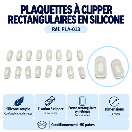 Plaquettes à clipper (pla-013)