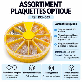 Assortiments plaquettes optique (boi-007)