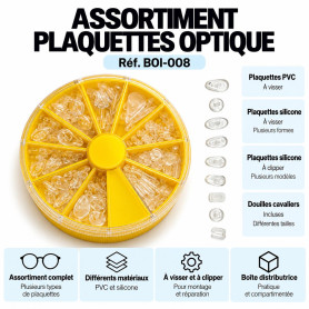 Assortiments plaquettes optique (boi-008)