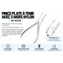 Pince plate à tenir avec 2 mors nylon (pin-004)
