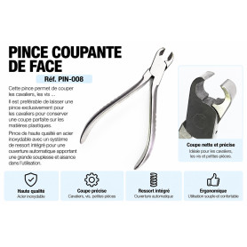 Pince coupante de face (pin-008)