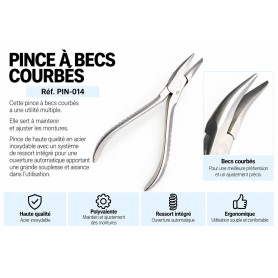 Pince à becs courbés (pin-014)
