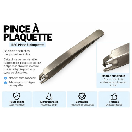 Pince à plaquette