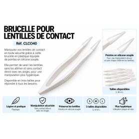 Brucelle pour lentilles de contact  (clcO40)