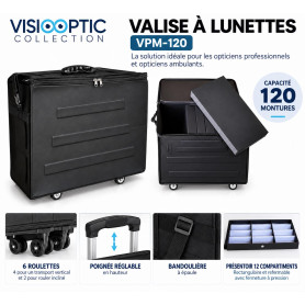 Valise à lunettes 120 montures (vpm-120)