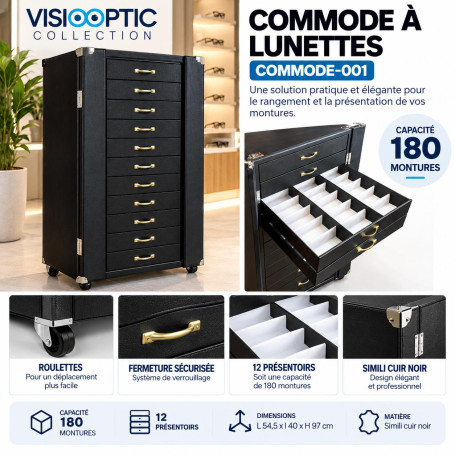 Commode à lunettes (com-001)