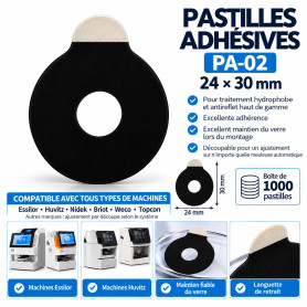 Pastilles adhésives PA-02 24*30 mm