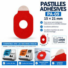 Pastilles adhésives PA-09 15*21 MM