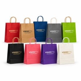 Sacs Kraft Personnalisables en Couleur Prêt en 3 semaines