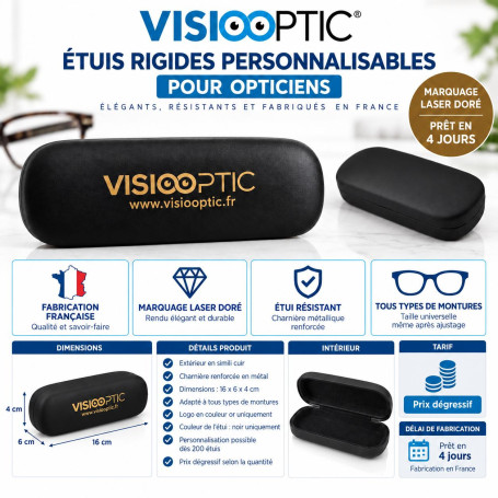 Laser : Etuis Rigides Personnalisables prêt en 4 jours