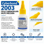 Colle cyanoacrylate Cyberbond 2003 – Haute précision – 20 g