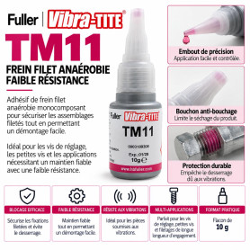 Frein-filet Vibra-TITE TM11 – Faible résistance – 10 g