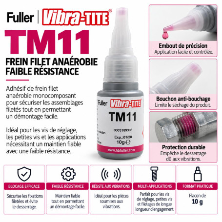 Frein-filet Vibra-TITE TM11 – Faible résistance – 10 g