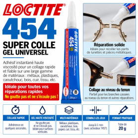 LOCTITE 454 – Super colle gel universelle 20 g